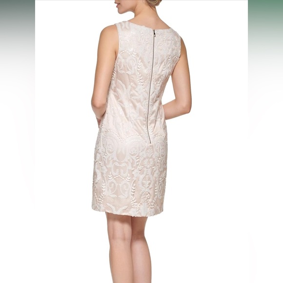 Vince Camuto Sz 10 Sequins Sheath ivory bridal dress - Picture 4 of 7